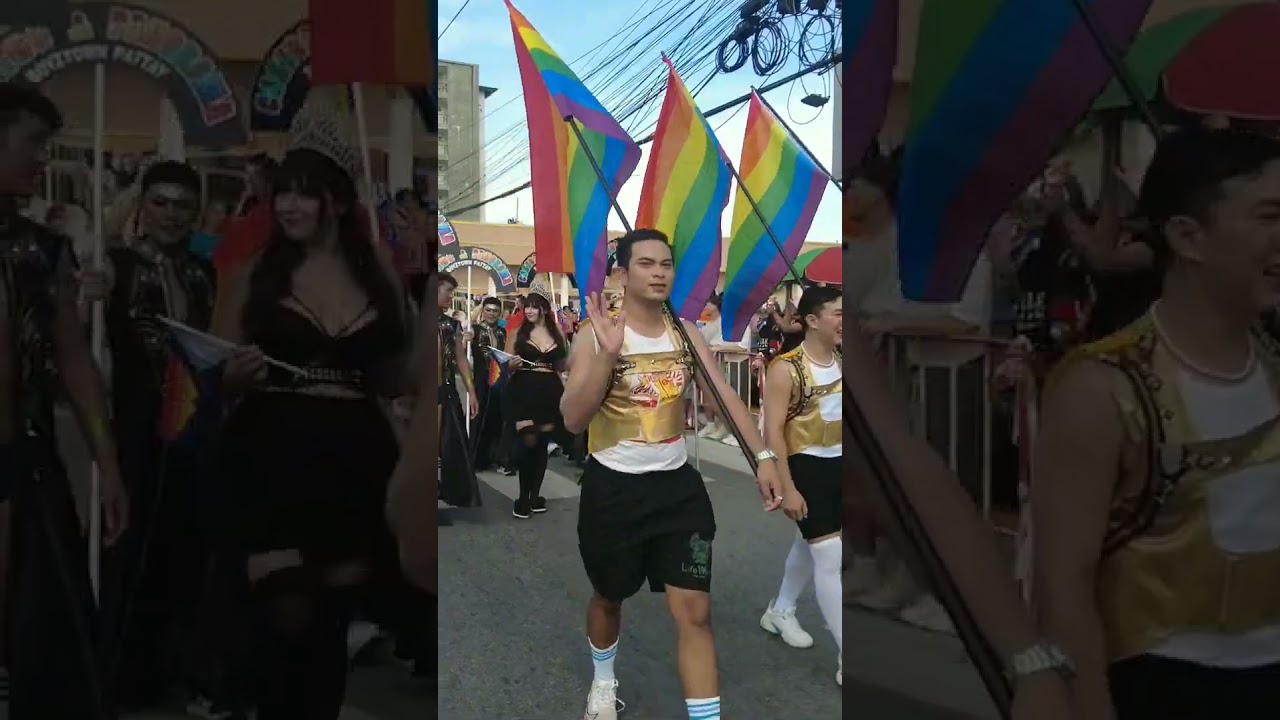 Pride Fest. All festival participants are beautiful 😍 #thailand #pride2024 #pridefest #lgbt#shorts