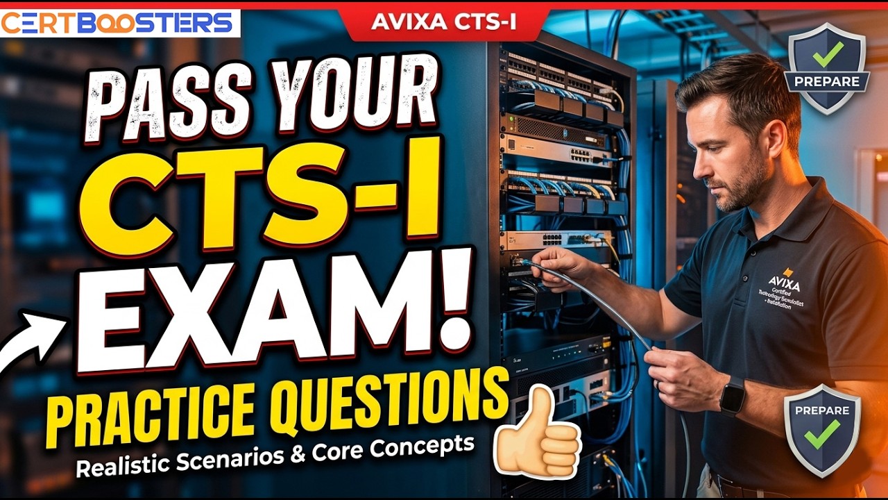AVIXA CTS-I Practice Questions To Help You Pass Technology Specialist Installation Exam