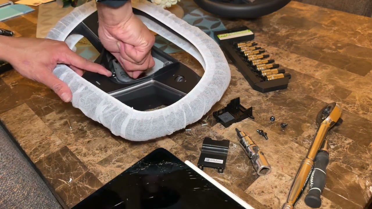 Tesla Model 3 Cyber truck Steering Wheel Installation