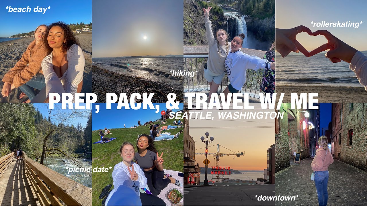 prep, pack, & travel with me ✈️ SEATTLE, WASHINGTON | SavWay