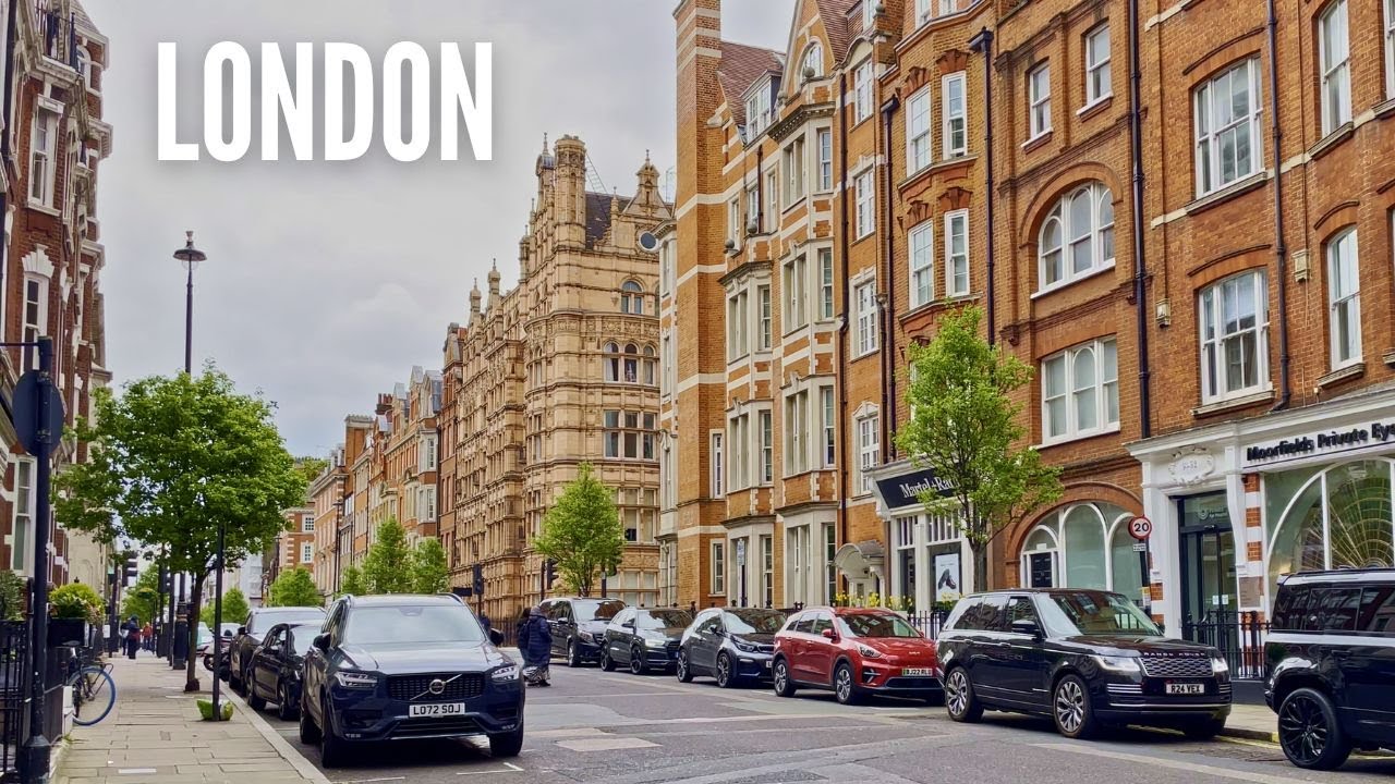 Expensive Areas of London | Marylebone | London Walking Tour 4K