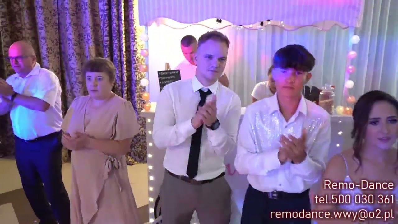 Biała sukienka Remo-Dance (cover) wesele Julii i Jakuba