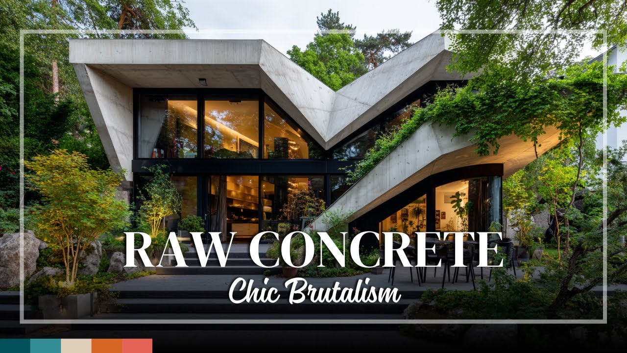 Raw Concrete Brutalism – Textured House Designs with Authentic Architectural Chic