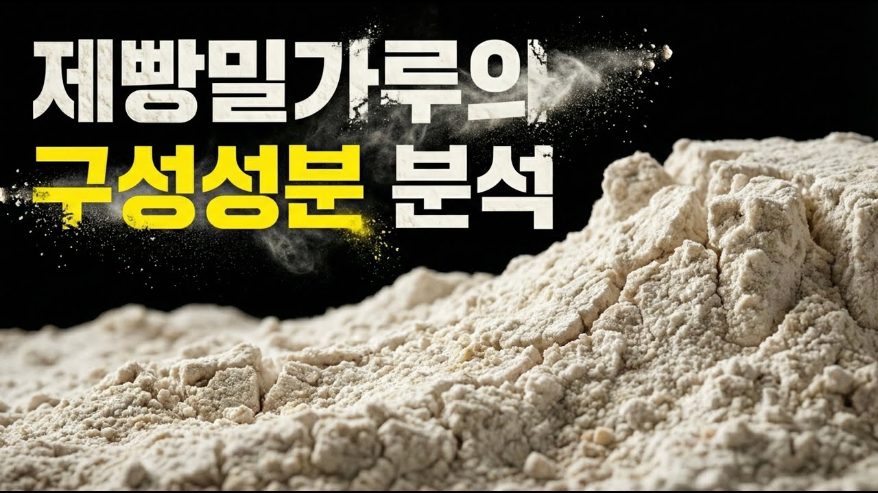 단백질이 전부는 아닙니다! 제과 기능장이 말하는 밀가루 속 '숨은 지배자'들의 정체