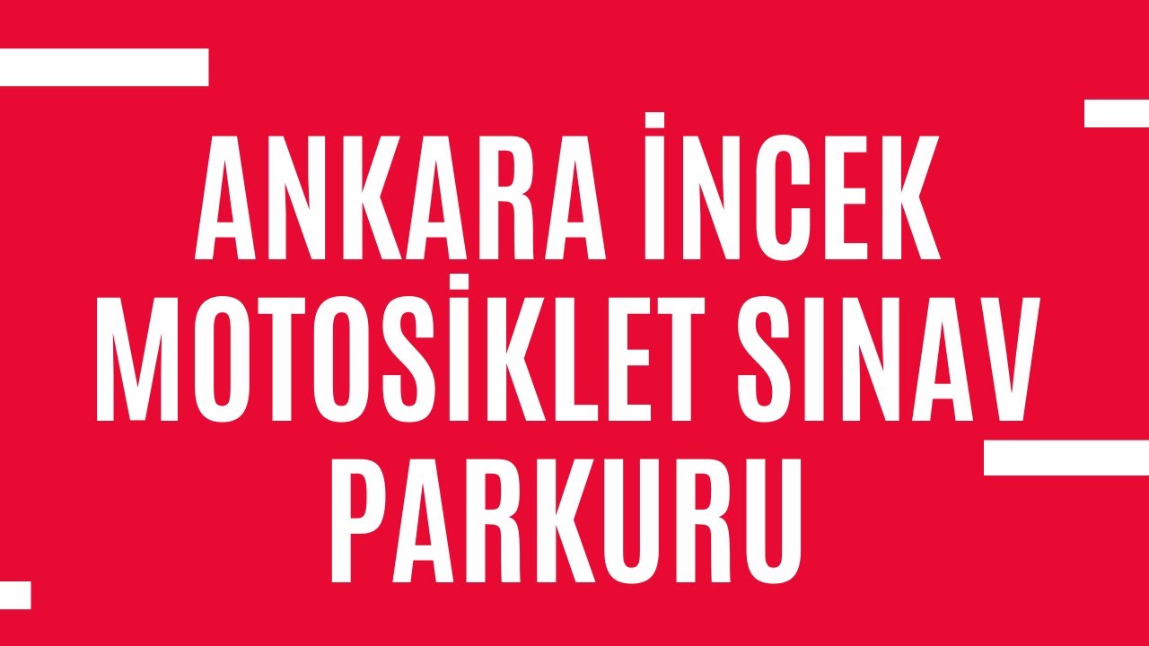 TRAFİKTE TAM PARKUR!  |  Ankara İncek Motosiklet Sınavı  #teksürücükursu