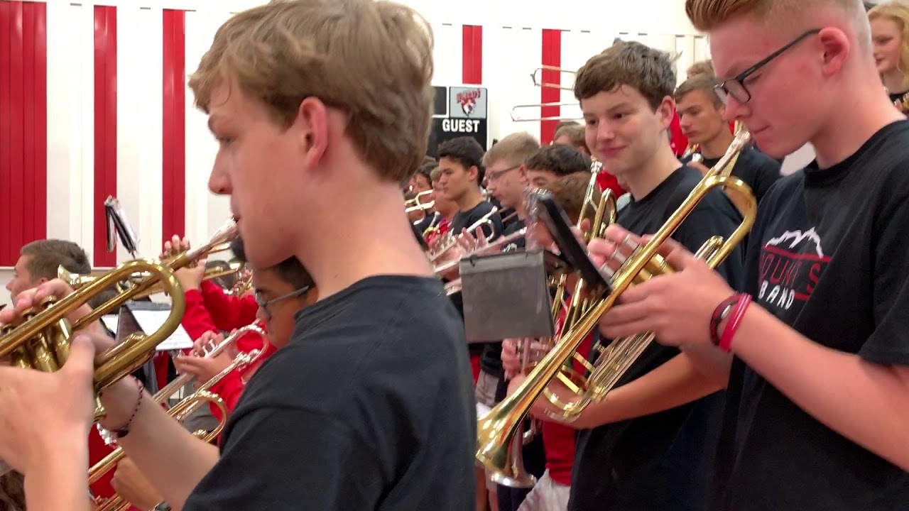 MSHS Pep Band - Grand Opening - Louie, Louie - 9-7-2019