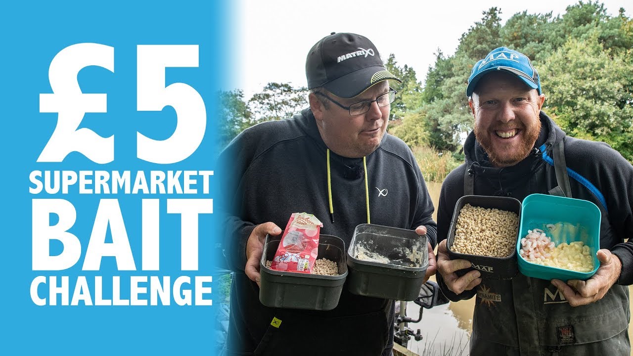 £5 Supermarket Bait Challenge! | Jamie Hughes Vs Andy May