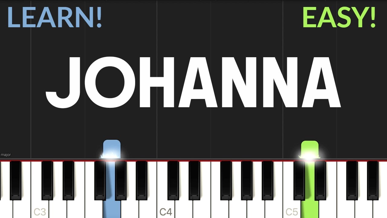 Johanna - Sweeney Todd | EASY Piano Tutorial