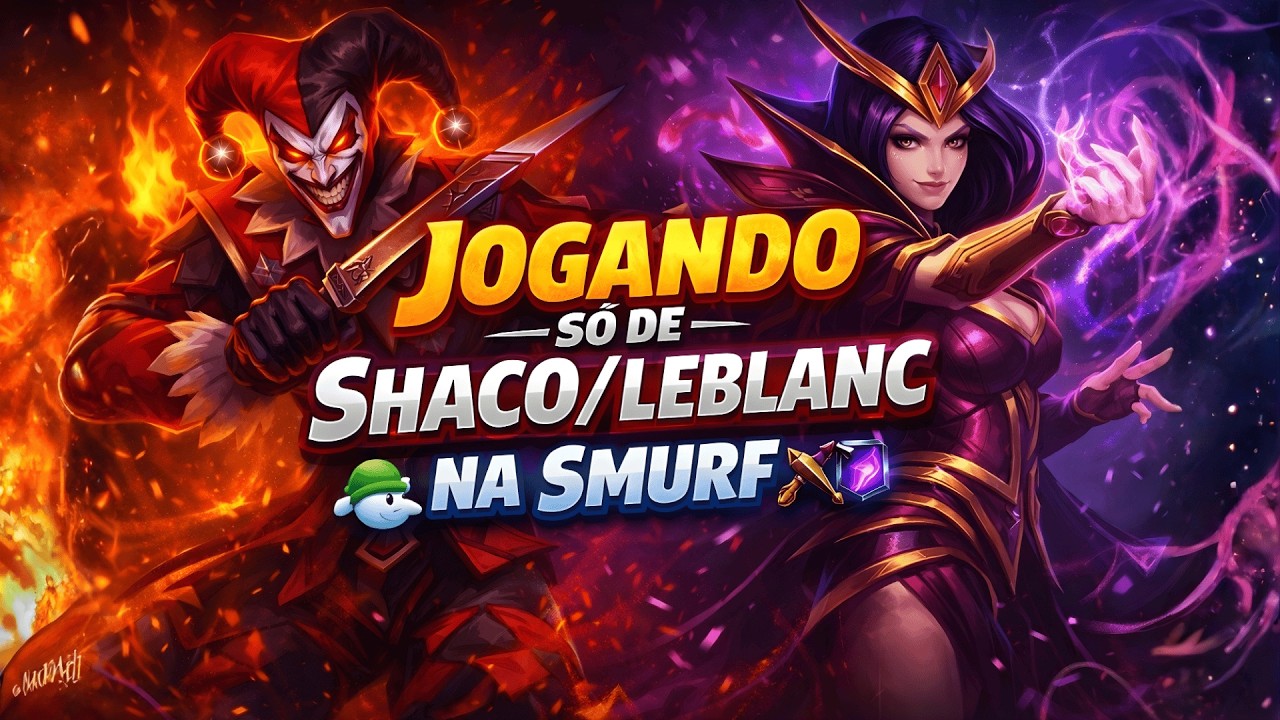 APRENDENDO A JOGAR DE SHACO/LEBLANC NA SMURF -  | #4