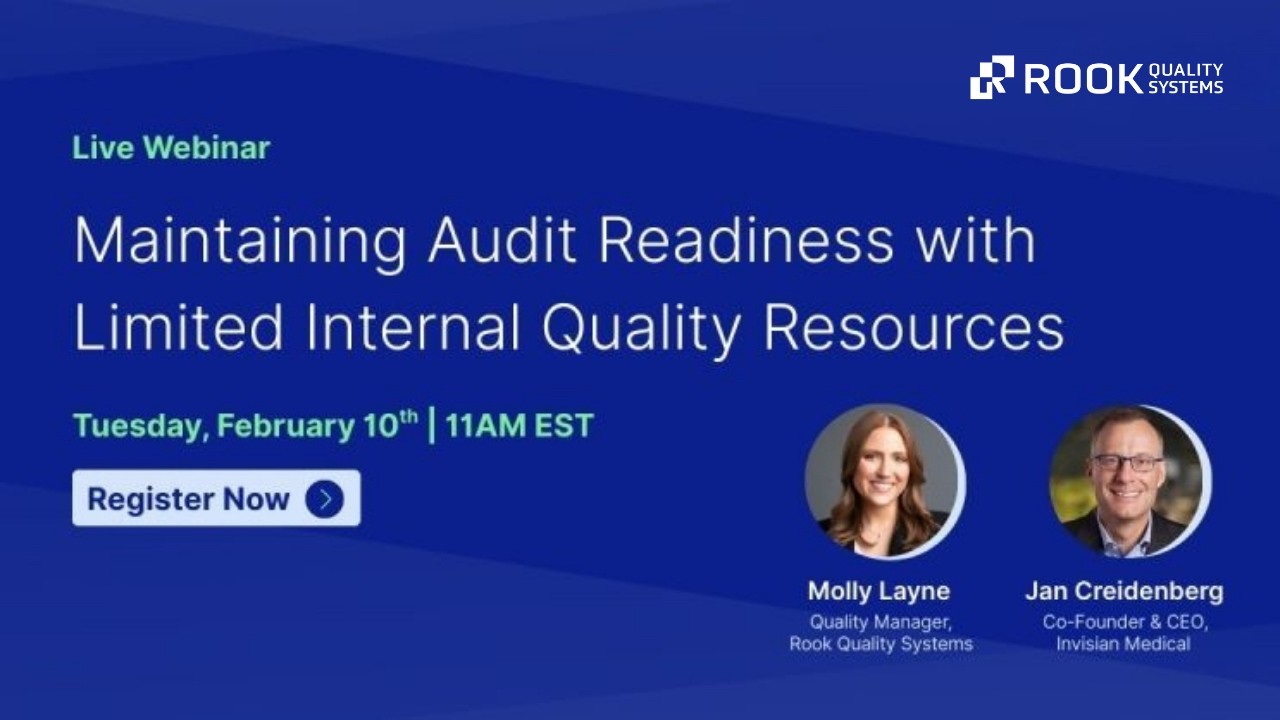 Maintaining Audit Readiness with Limited Internal Quality Resources