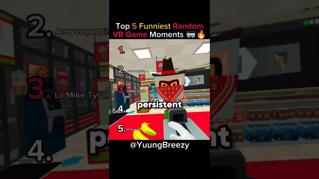 Top 5 Funniest Random VR Game Moments 🥽🔥 #funny #vr #shorts #tiktok