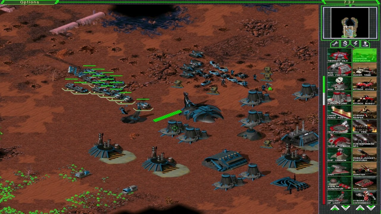 command & conquer tiberian sun tiberium resurrection nod vs gdi normal ai