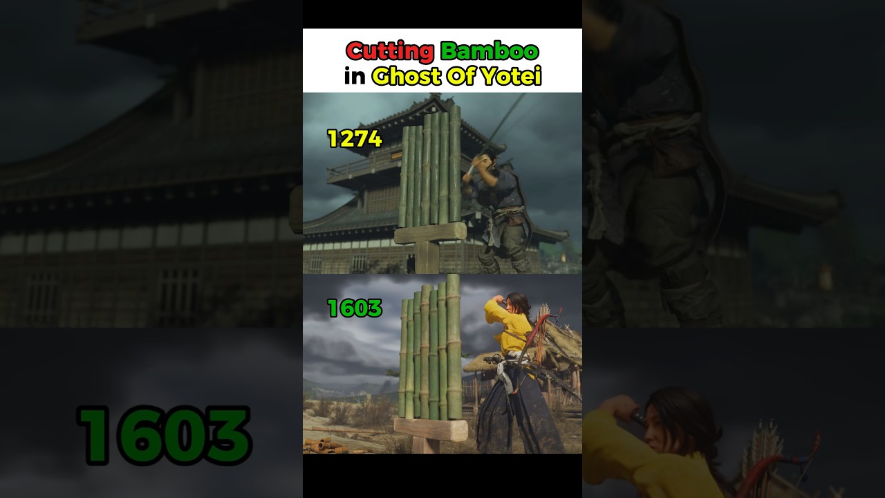 Cutting Bamboo in Ghost Of Yotei