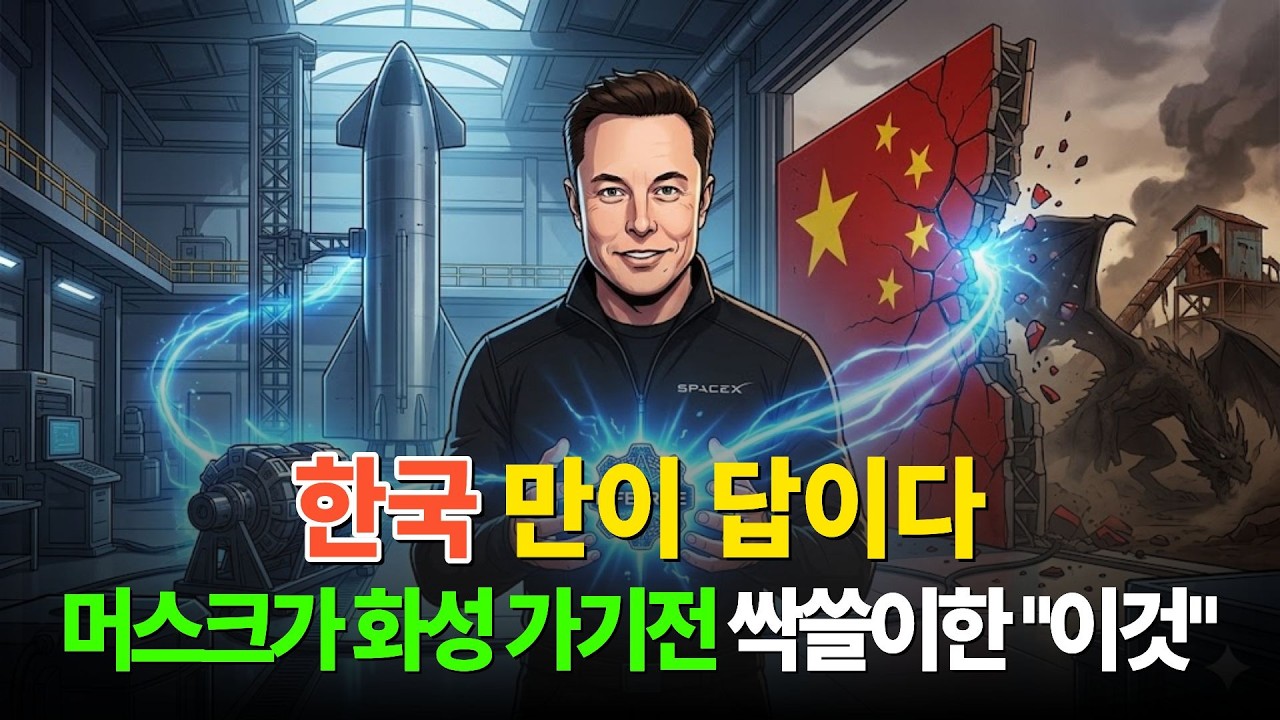 머스크가 화성 가기 전 한국에서 몰래 싹쓸이한 '이 자원'의 정체 (소름주의)