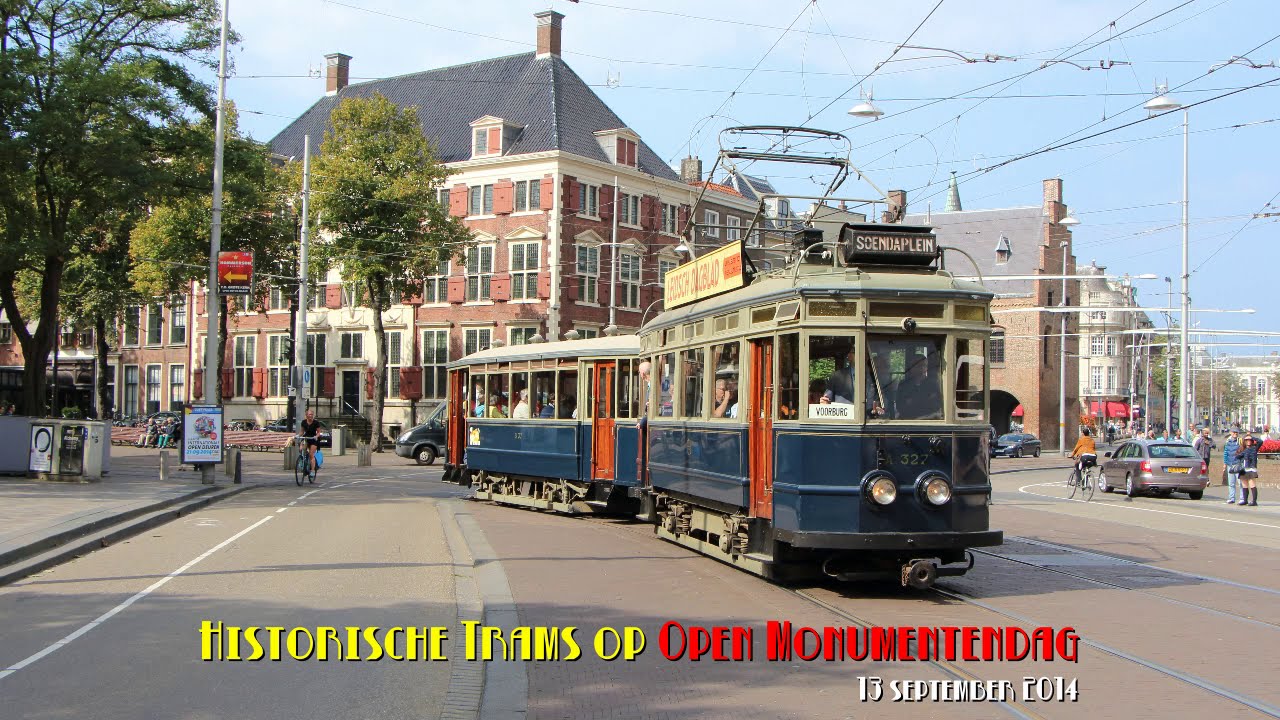 Historische trams op Open Monumentendag, 13-09-2014