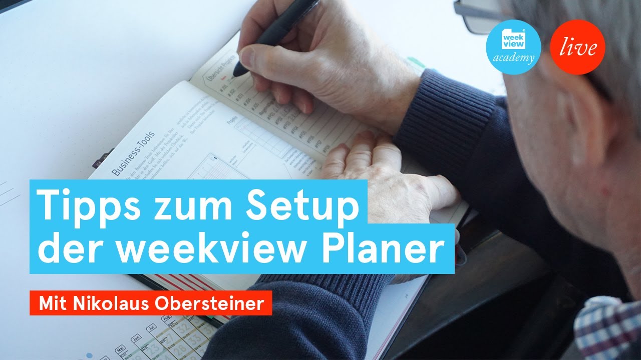 weekview academy | Tipps zum Setup der weekview Planer #16