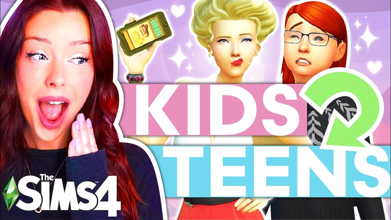 Raising 8 AGED DOWN TOWNIES into Teens in The Sims 4 (while living off the grid)