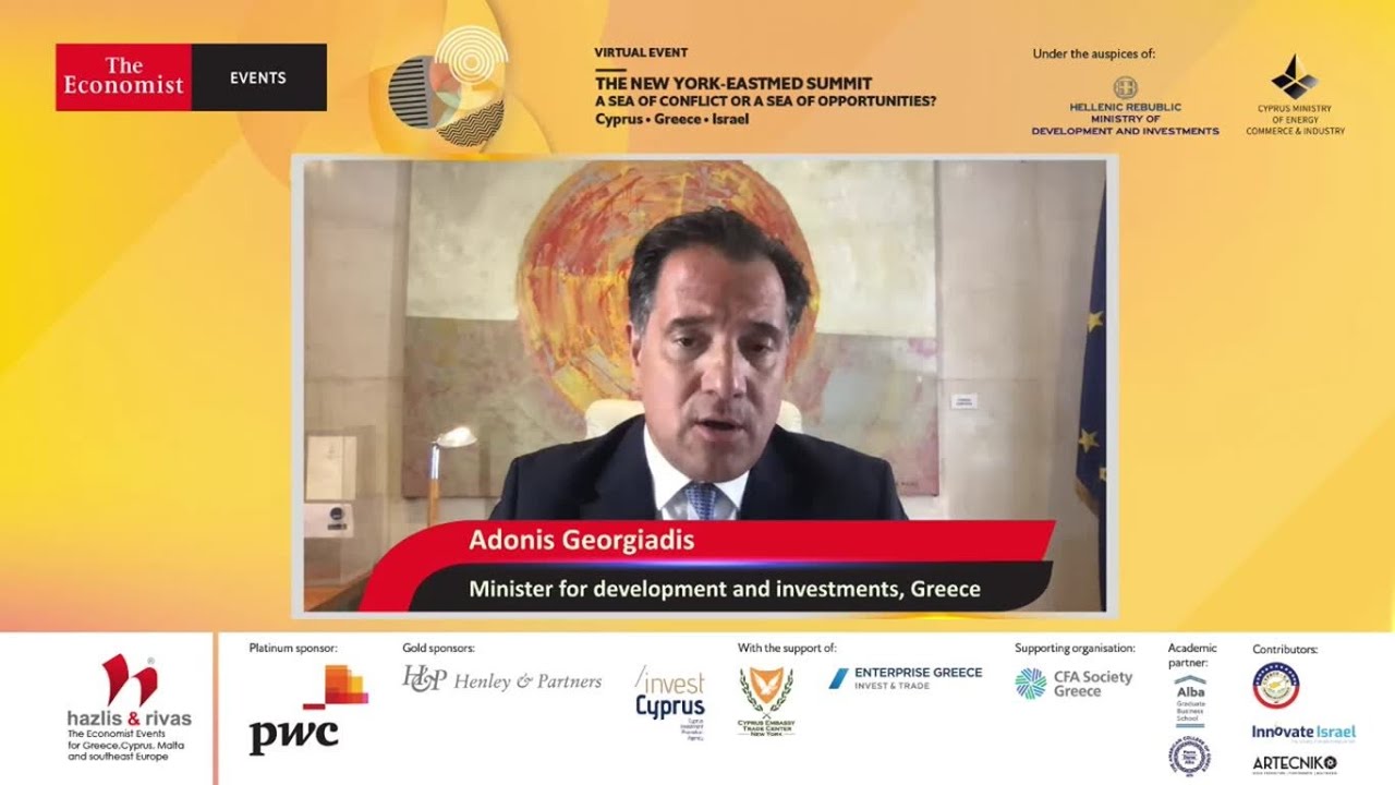 Adonis Georgiadis at The Economist New York - Eastmed Summit