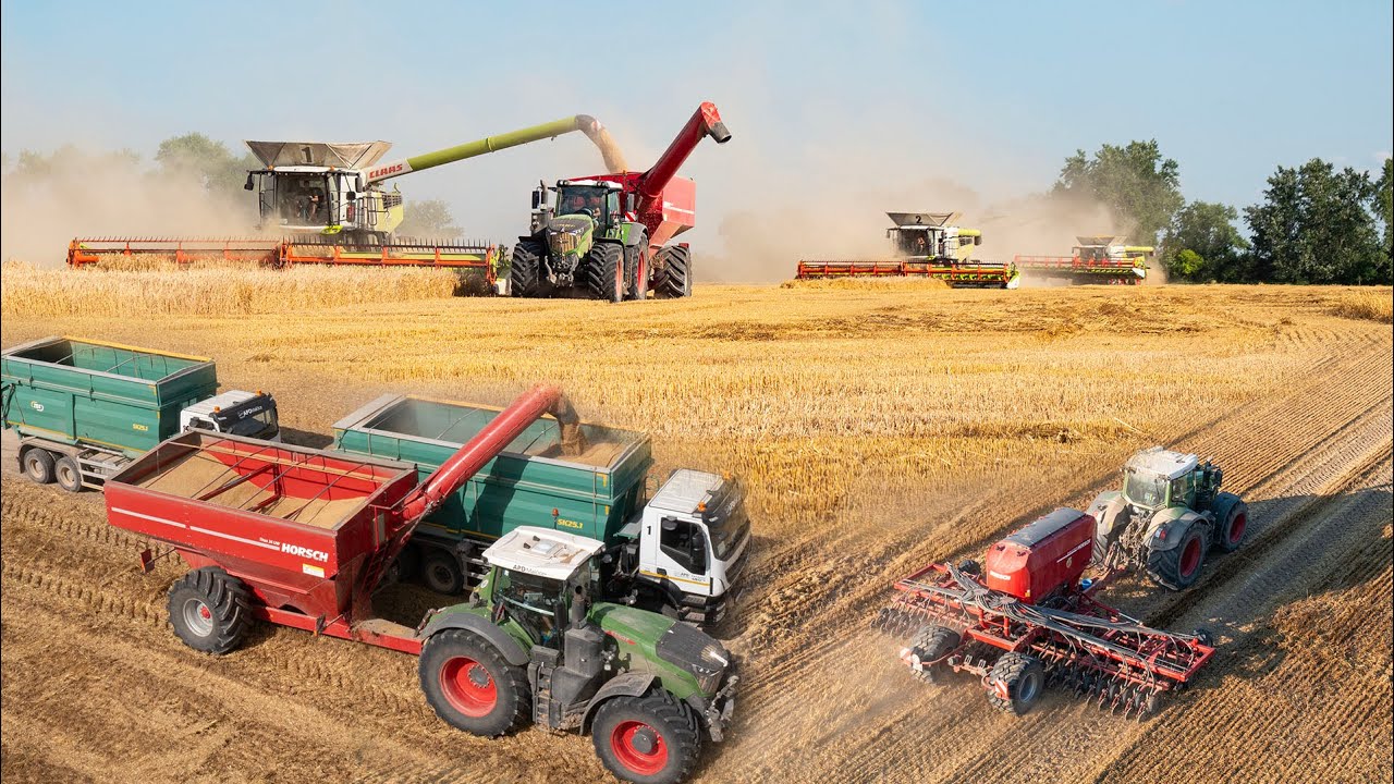 STORY | Ozimný jačmeň 2023 | 3 x CLAAS Lexion 8800TT | FENDT | HORSCH | East Slovakia Agriculture