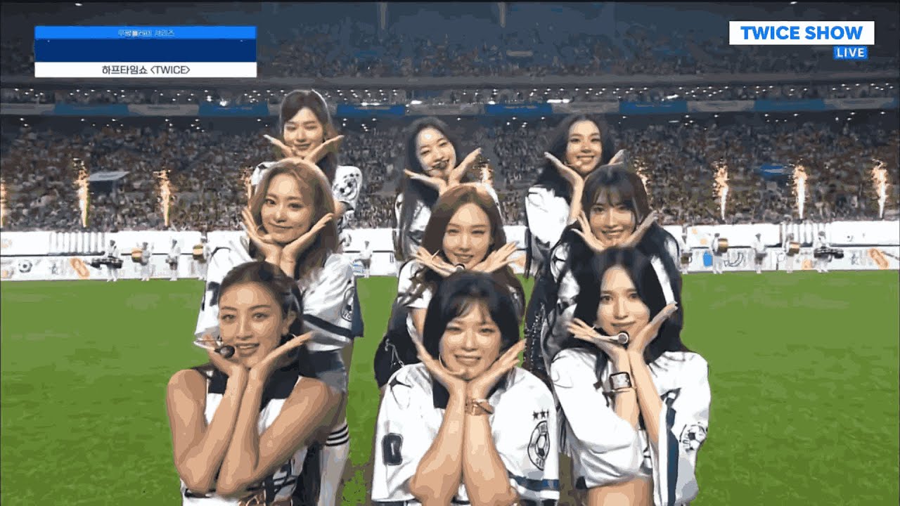 TWICE at the 2024 Coupang Play Series (K-League vs. Tottenham) at Seoul World Cup Stadium 20240731