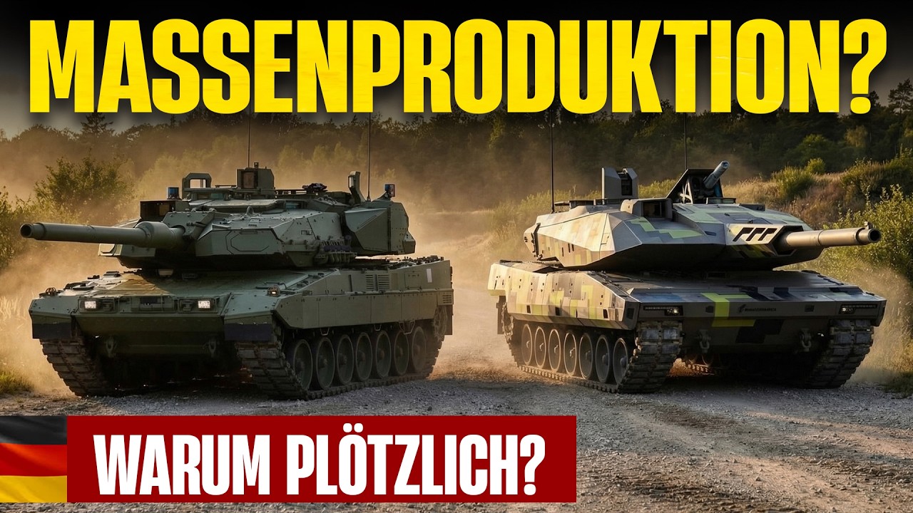 ENDE DER SCHWÄCHE: Warum Deutschland PLÖTZLICH hunderte neue Panzer baut!