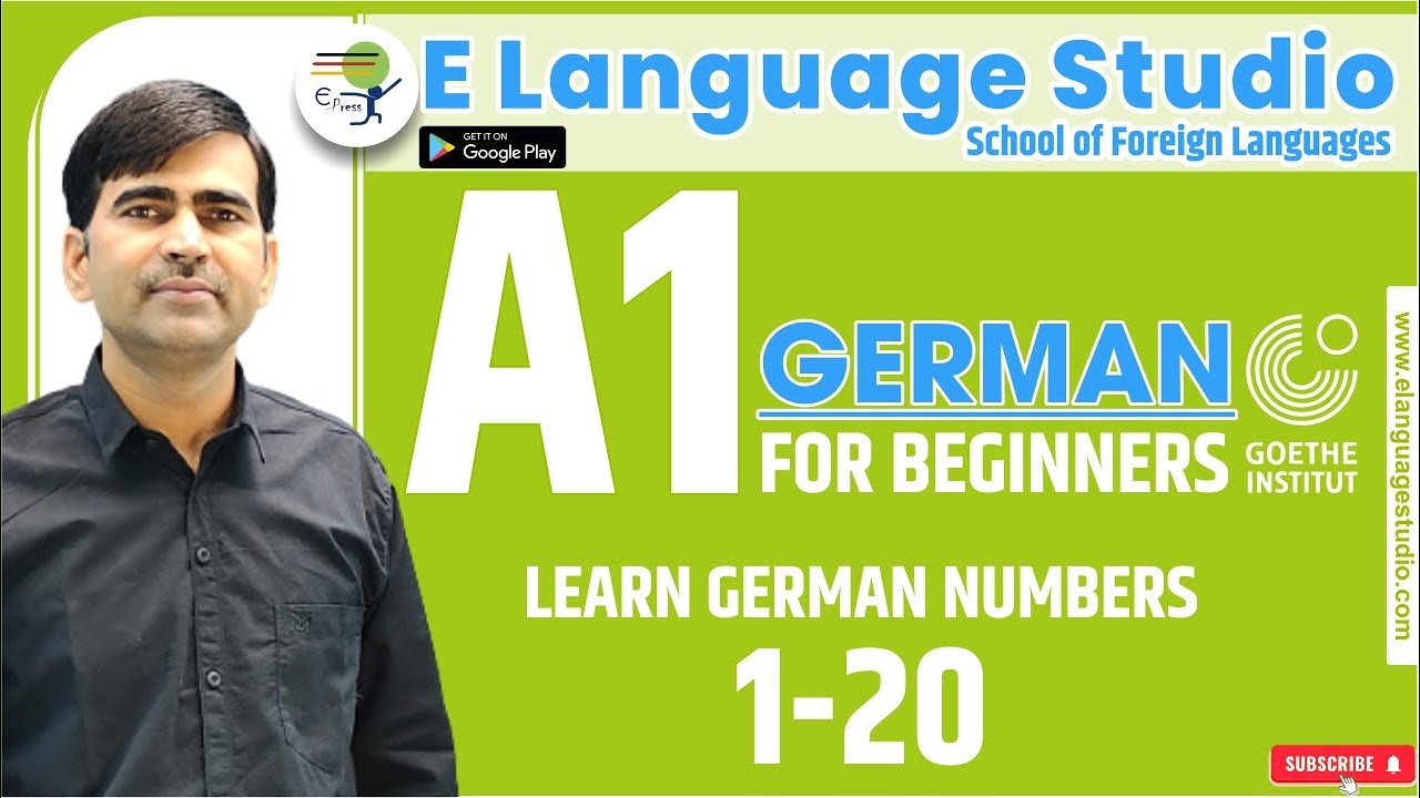 Learn German Numbers 1-20 | German 1 to 20 #elanguagestudio