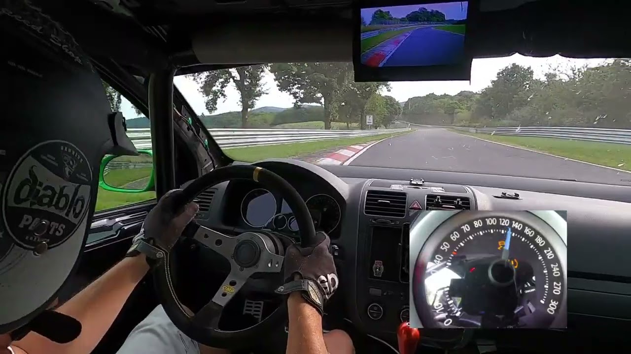 7,54 durch den Touri Verkehr, Golf 5 GTI Nordschleife, BMW E36