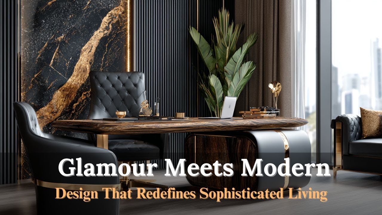 Modern Glam Luxe Makeover   Bold Interior Decor Ideas That Define Sophisticated Living