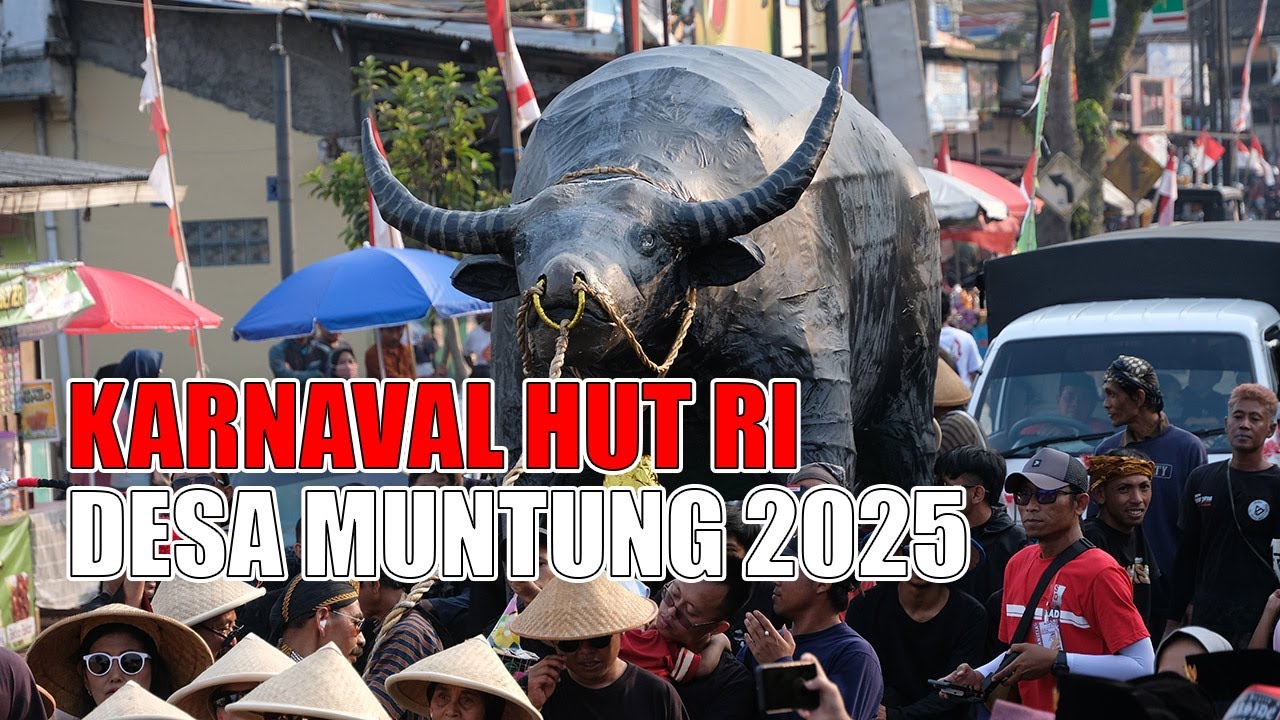 Meriah Unik Kreatif Karnaval HUT RI Desa Muntung Tahun 2025
