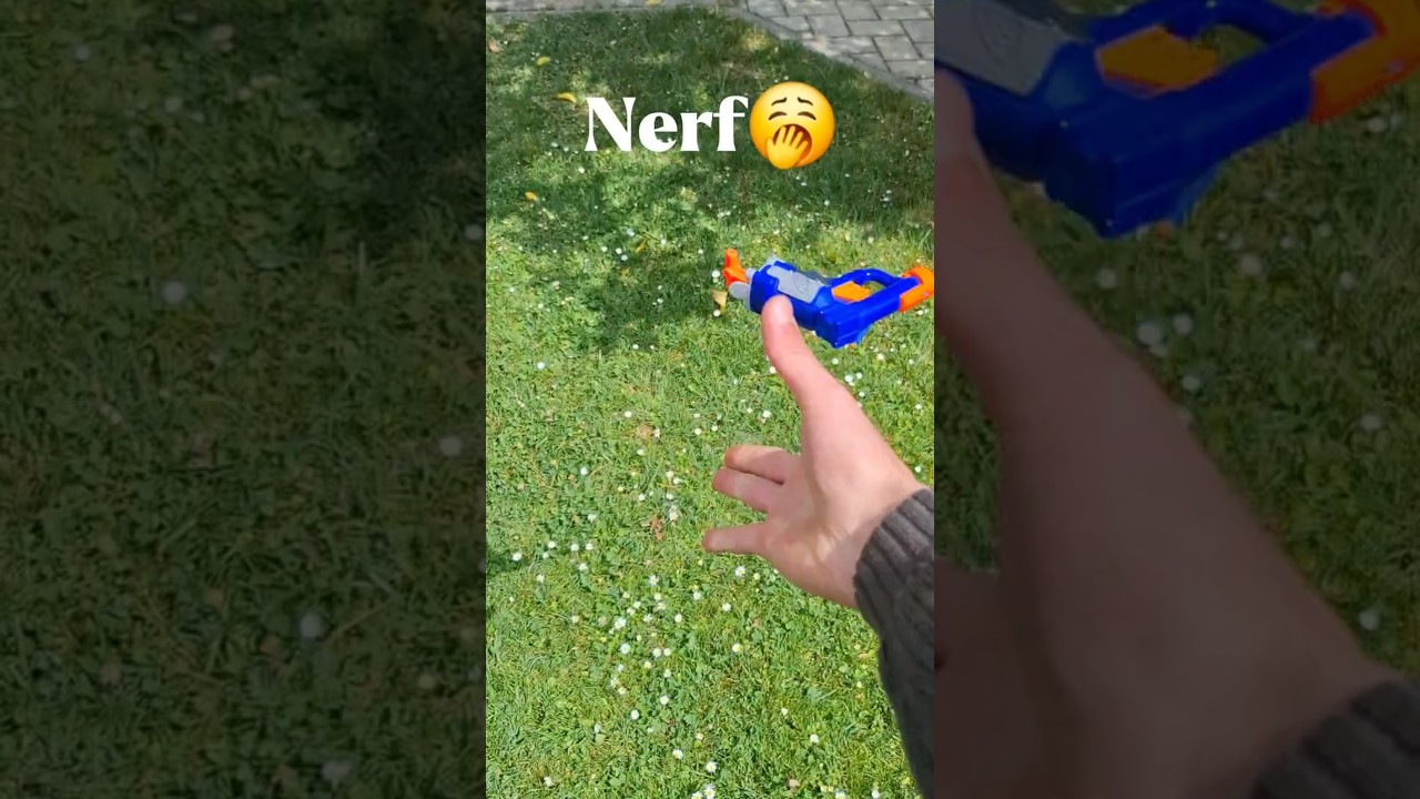 Nerf🥱 vs Airsoft😈 #noob_to_pro #airsoft #nerf #aura