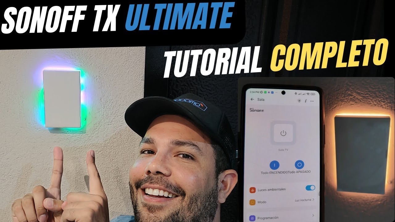 Tutorial COMPLETO del Sonoff TX ULTIMATE | Instalación y USO #sonoff #sonoffTX #tutorial #domotica