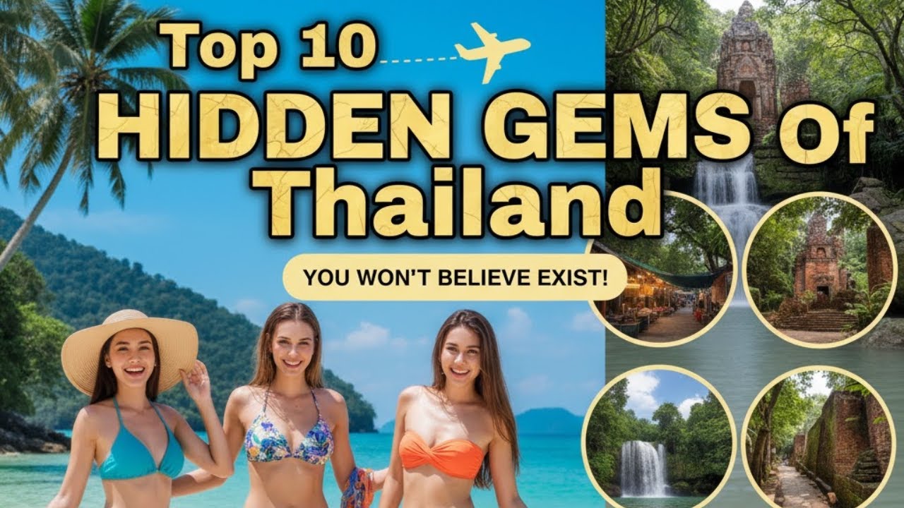 10 Hidden Gems In Thailand 😍 | Top 10 Places To Visit In Thailand | Best Places To Visit In Thailand