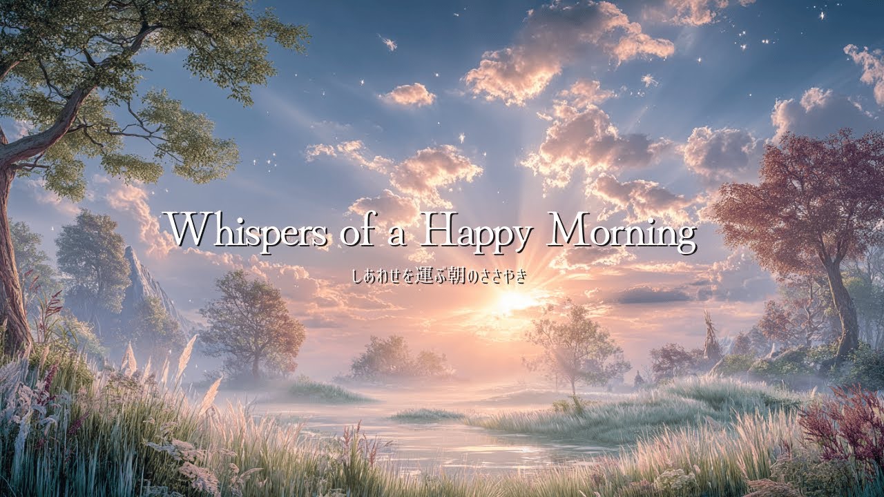 Music for Morning Calm & Focus | Whispers of a Happy Morning【しあわせを運ぶ朝のささやき 🕊️✨】