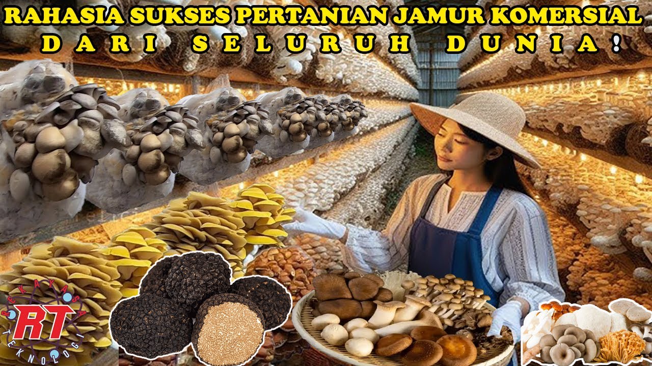 TERBONGKAR! RAHASIA SUKSES DAN KEUNTUNGAN DARI PERTANIAN JAMUR KOMERSIAL DARI SELURUH DUNIA