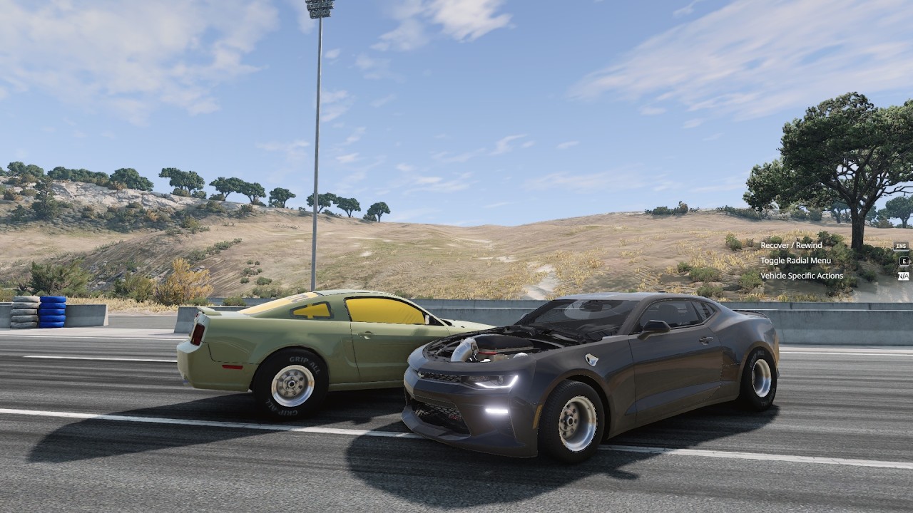 Chevy Camaro VS Ford Mustang GT / BEAMNG /