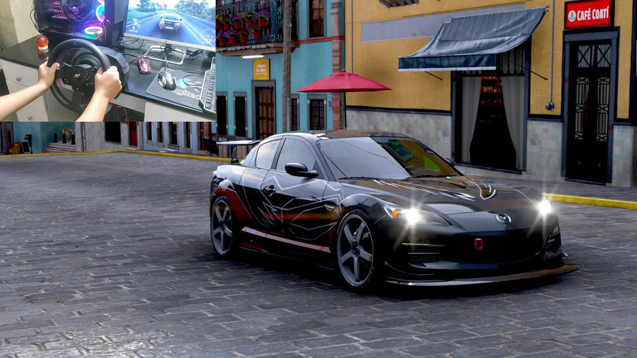 Most Wanted Izzy Mazda RX8 || Forza Horizon 5 || Steering Wheel Gameplay 4K
