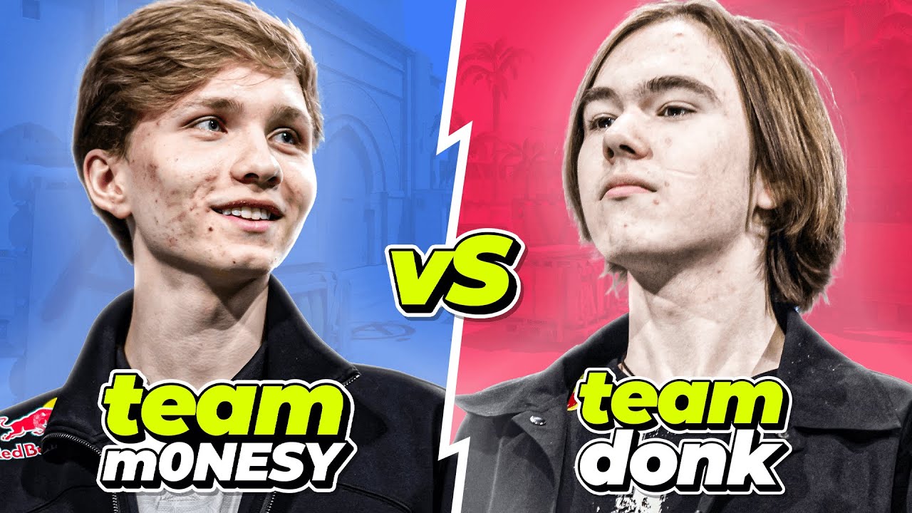 M0NESY против DONK играет в FACEIT с руководством по утилитам, видом от первого лица и голосовыми...