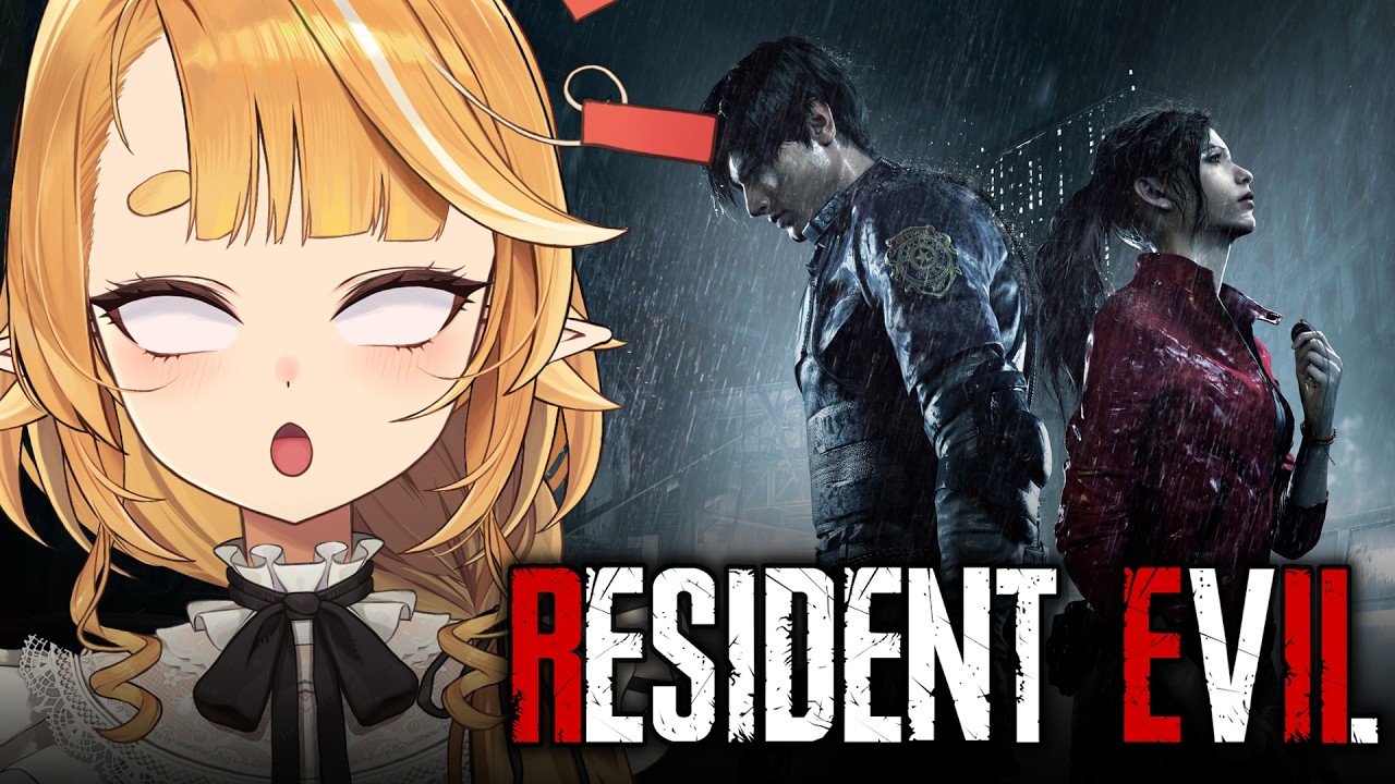 Claire?! Sherry?!😱 Playing Resident Evil 2 For The First Time!【Resident Evil 2】