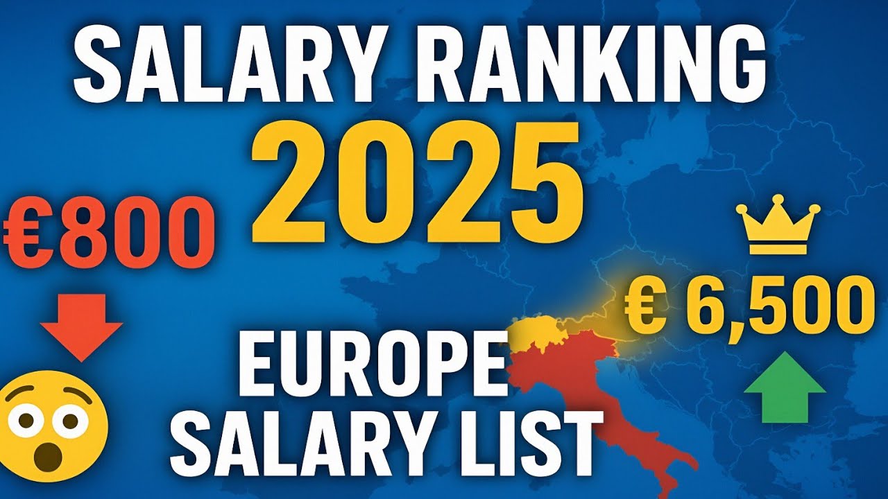 Europe Salaries 2025 – Highest & Lowest Paying Jobs & Countries