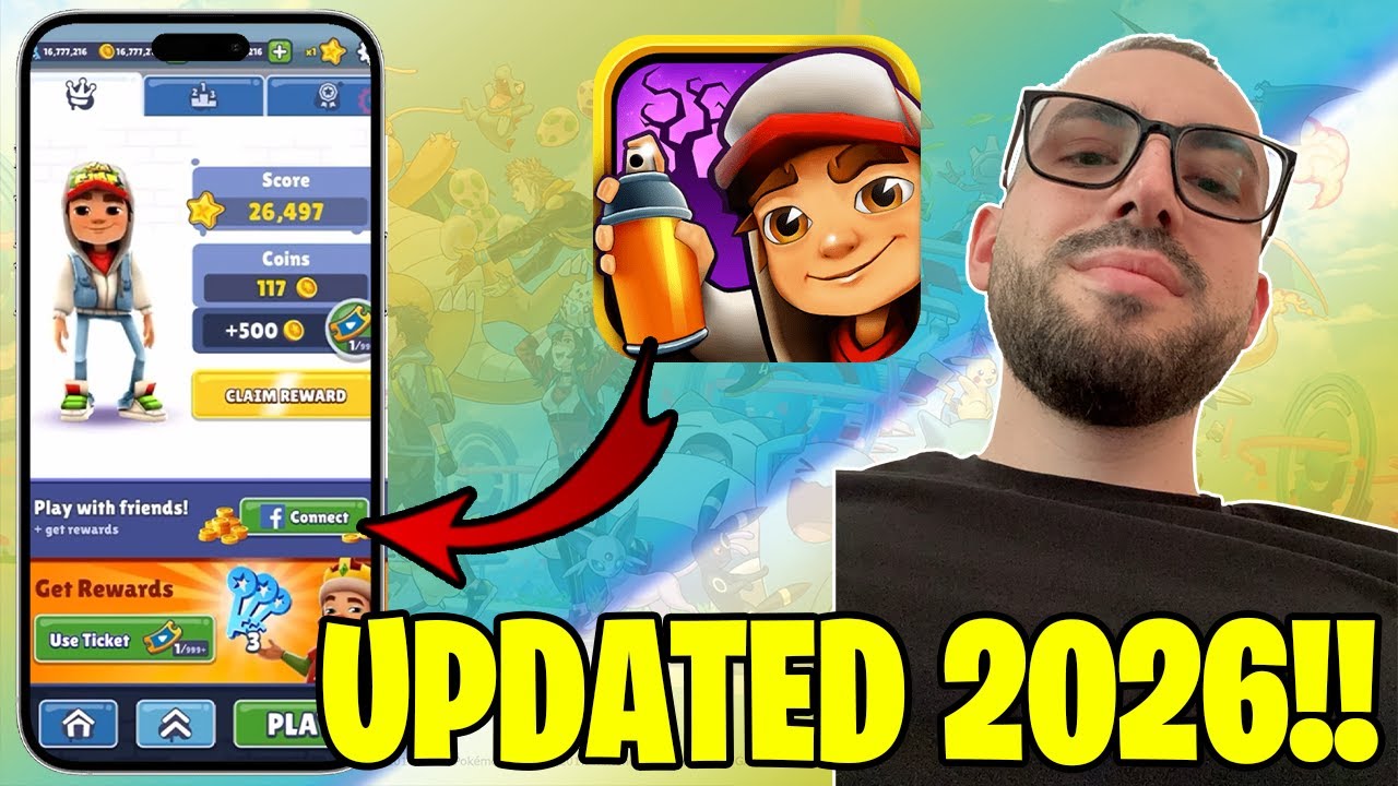Subway Surfers Hack/MOD APK iOS & Android - Unlimited Free Keys and Coins 2026