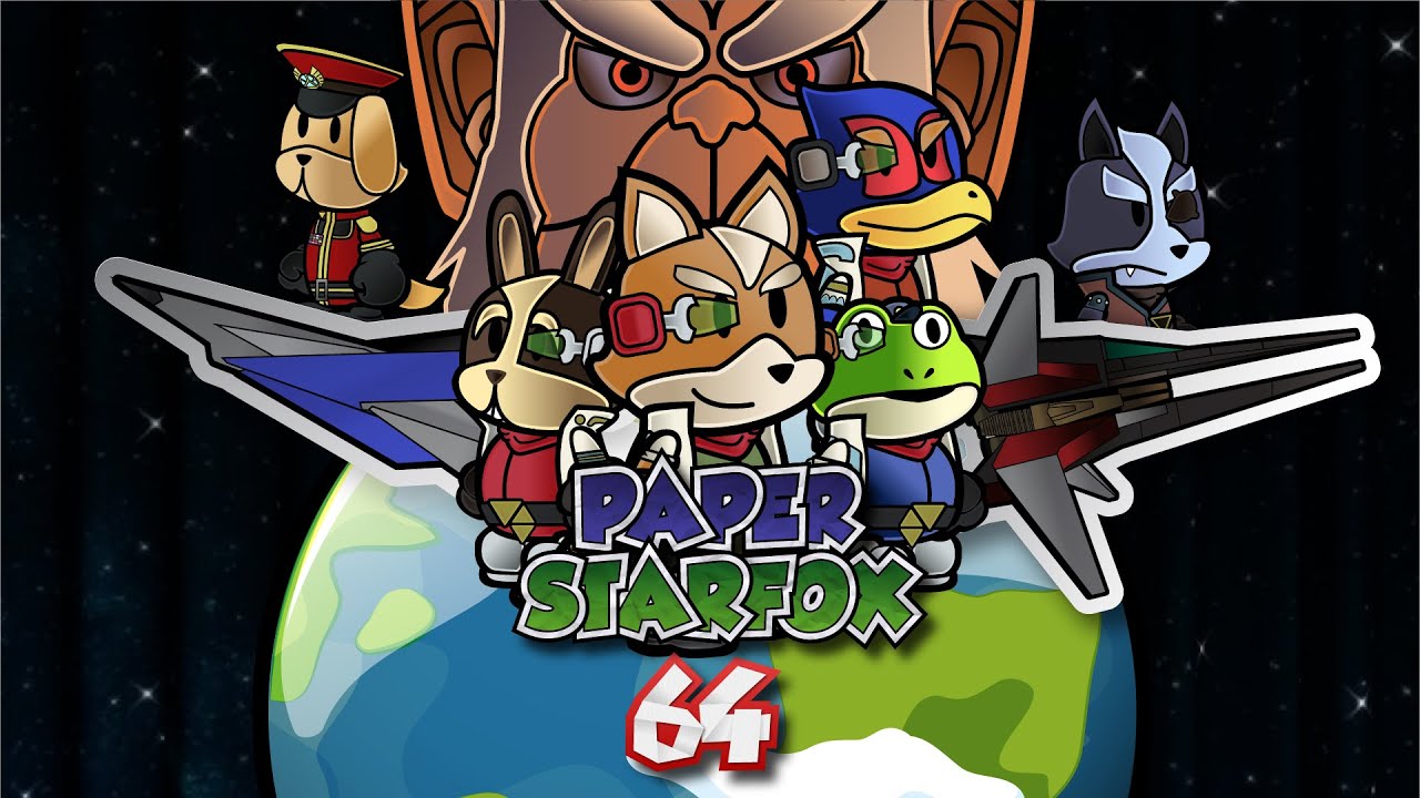 Paper Star Fox 64 (Star Fox x Paper Mario)