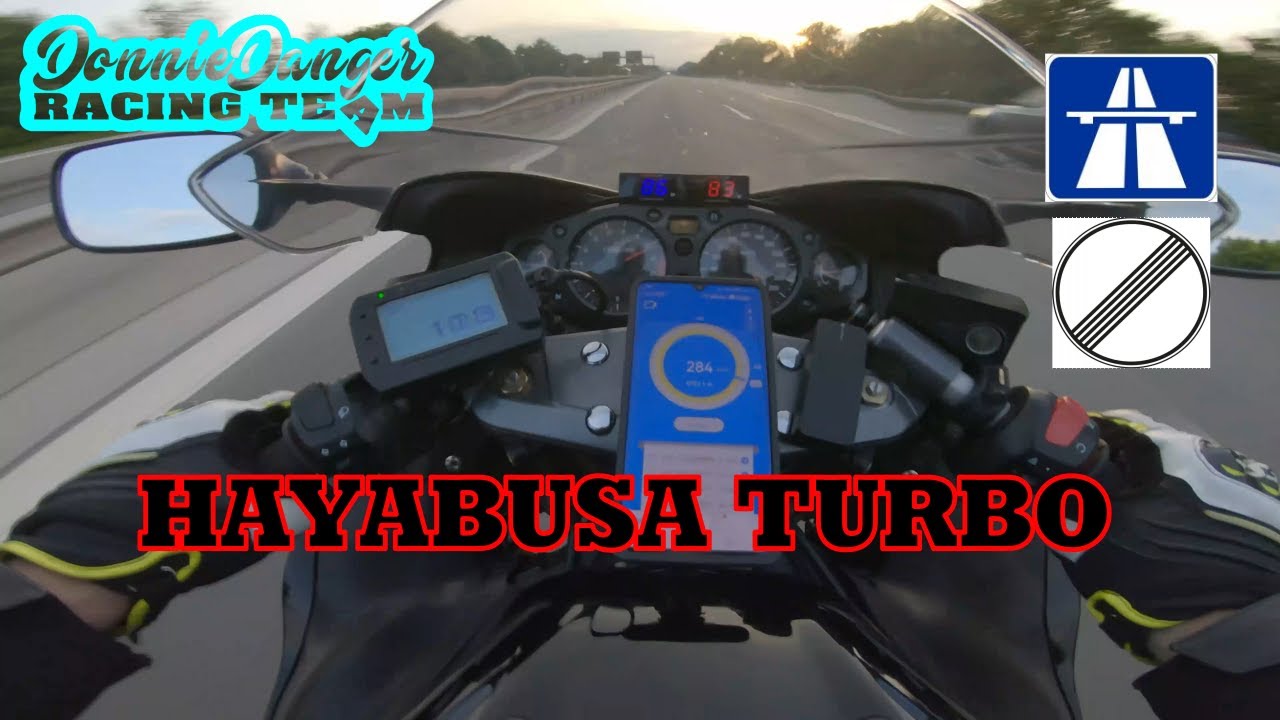 Hayabusa Turbo German Autobahn /No Speedlimit