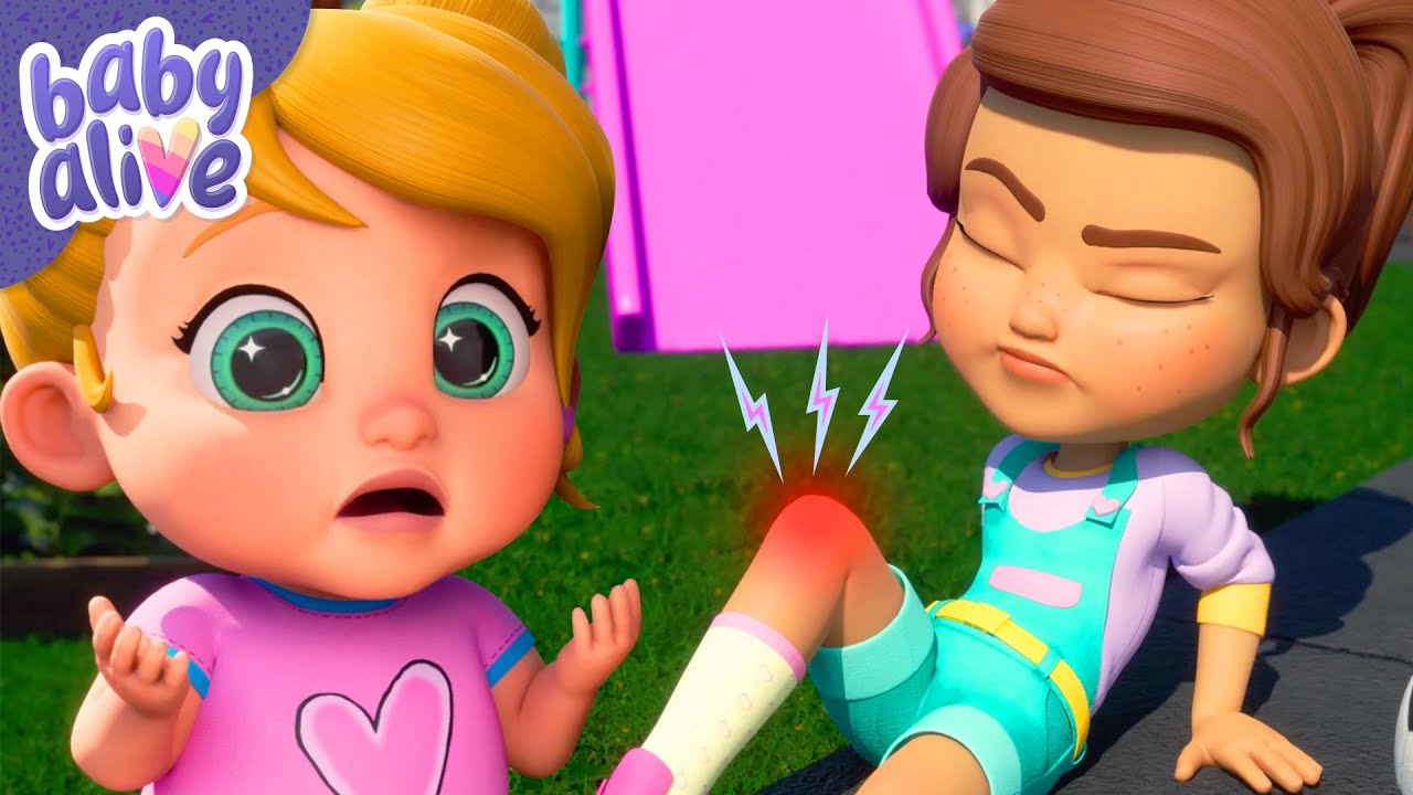 Baby Alive Official 👑 Charlie Gets Lots Of Boo Boos 💫 Kids Videos 💕