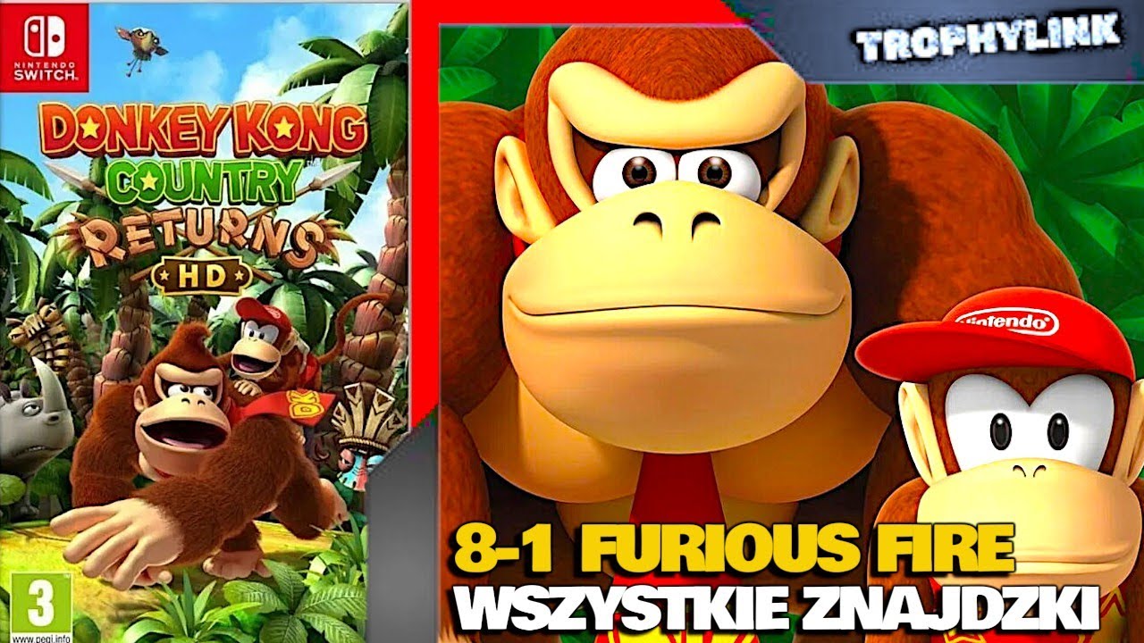 Donkey Kong Country Returns HD Furious Fire 8-1 