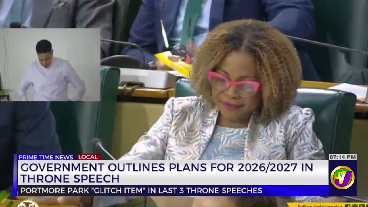 Government Outlines Plans For 2026/2027 In Throne Speech  | TVJ News