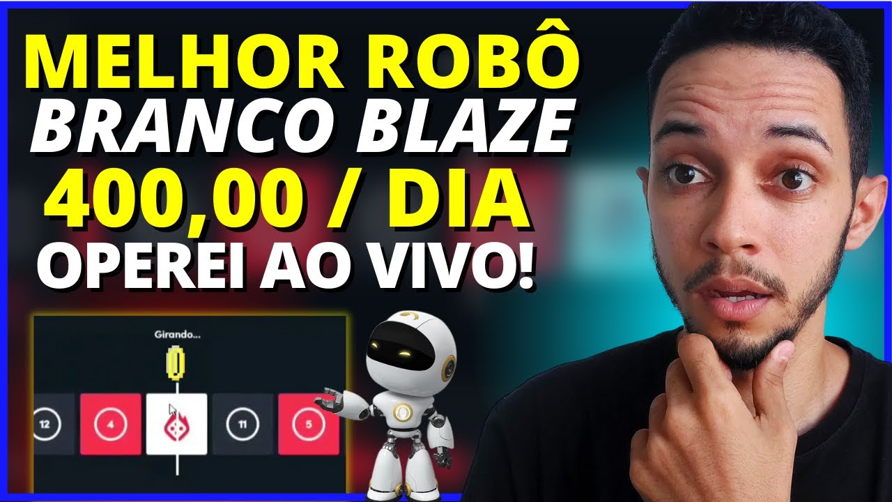 💥Esse &eacute; o Melhor Rob&ocirc; Para PEGAR BRANCO NA BLAZE 2023! (PEGUEI O Branco Blaze AO VIVO!)
