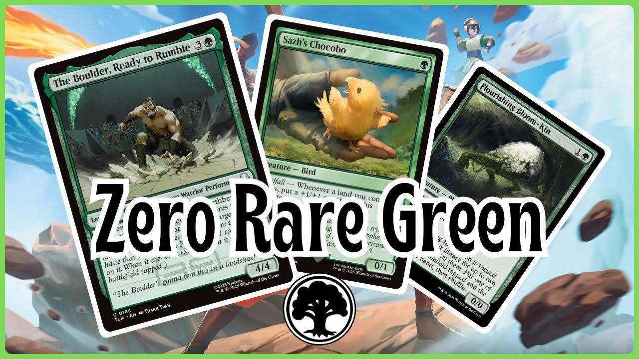 Zero Rare | Mono Green Earthbending & Landfall | Artisan Standard Budget Deck | MTG Arena