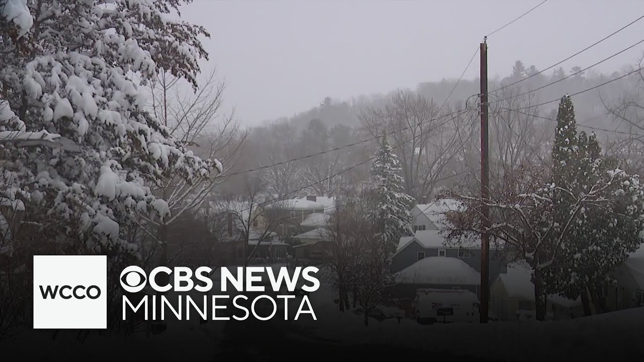 In Red Wing, residents spend the day shoveling, clearing snow