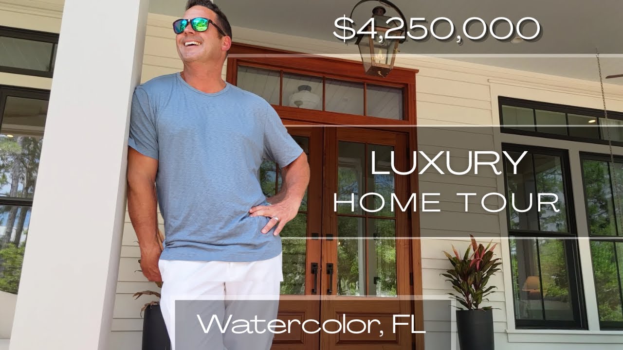 Luxury 30A Home Tour - 25 Blue Stem Lane - Watercolor, Florida (phase 3)
