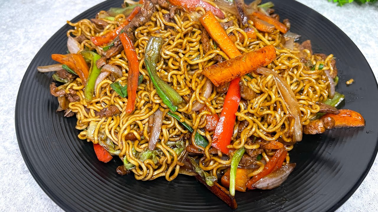 How to make Chow mein Noodles recipe | Stir - fry Chow mein noodles